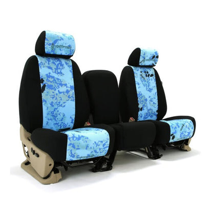 Custom Seat Cover Neosupreme Kryptek — Camo Obskura Glacier With Black sides