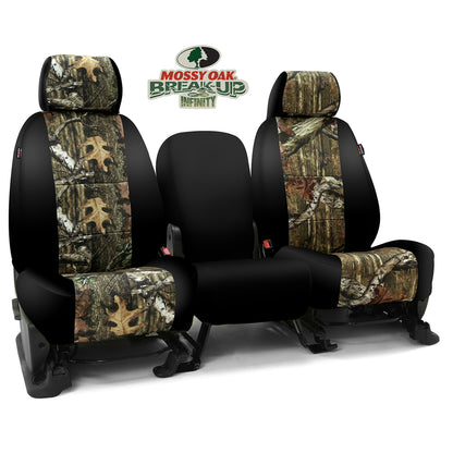 Custom Seat Cover Neosupreme Camo Mossy Oak Break Up — Break Up Infinity with Black Sides