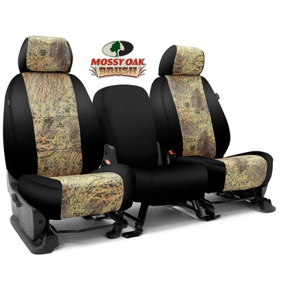 Custom Seat Cover Neosupreme Camo Mossy — Brush with Black Sides