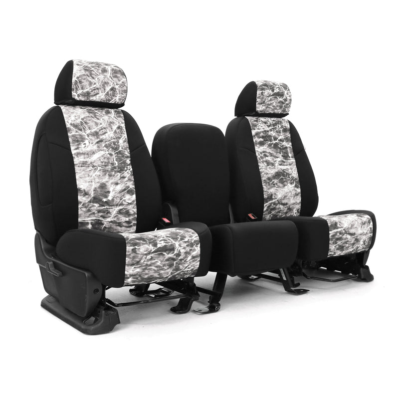 Custom Seat Cover Neosupreme Camo Mossy — Elements Manta with Black Sides