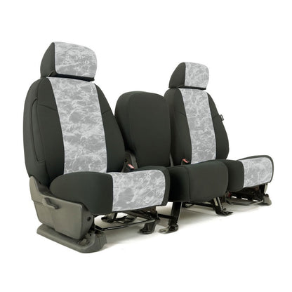 Custom Seat Cover Neosupreme Camo Mossy Oak Elements — Elements Bonefish with Black Sides
