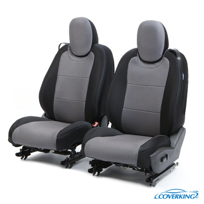 Custom Seat Cover Neosupreme Designer Print — Carbon Fiber with Black Sides