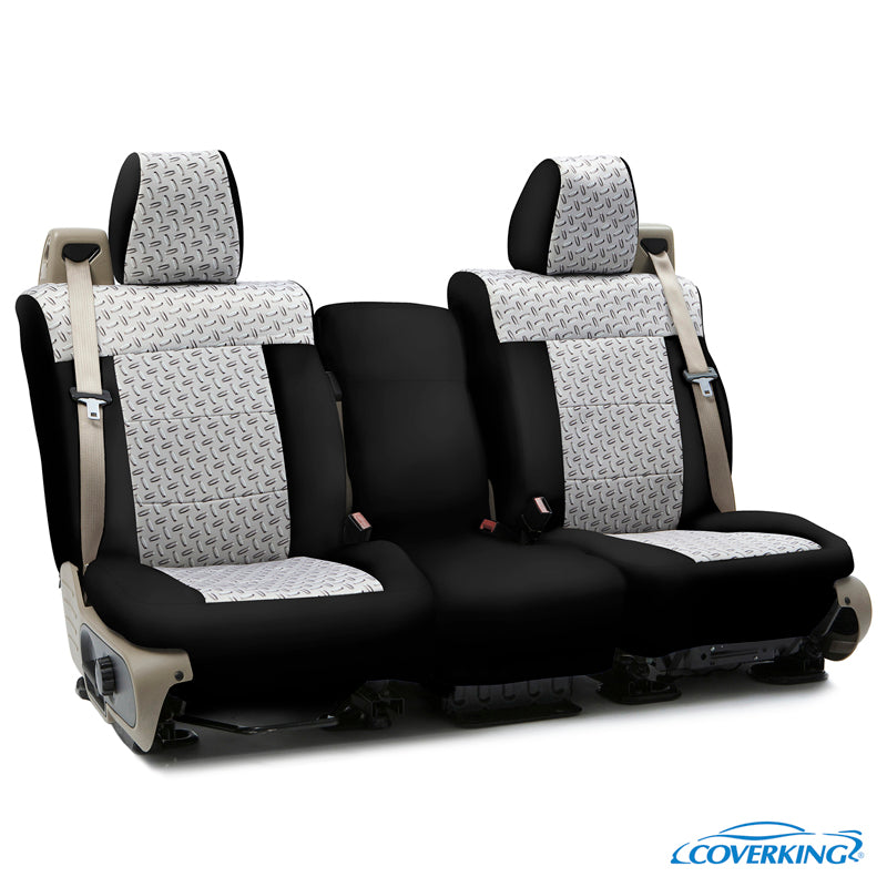 Custom Seat Cover Neosupreme Designer Print — Black Sides