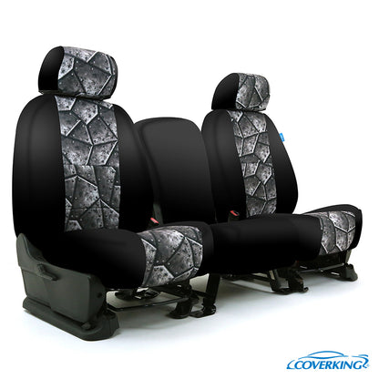 Custom Seat Cover Neosupreme Designer Print — Black Sides