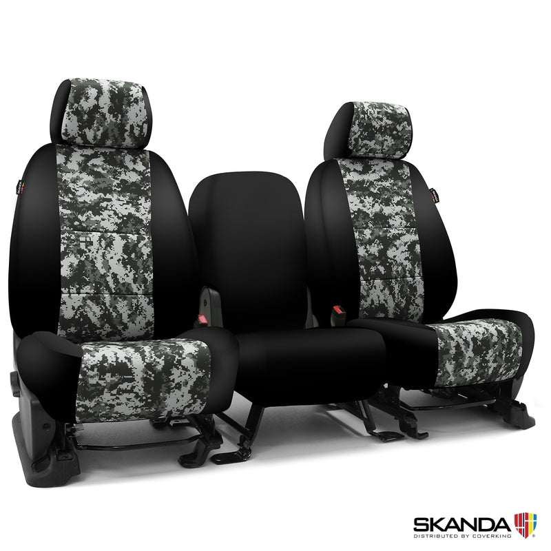 Custom Seat Cover Skanda Camo — Camo Urban with Black Sides