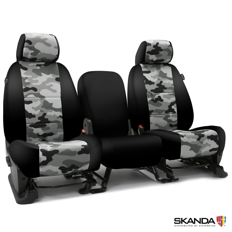 Custom Seat Cover Skanda Camo — Camo Traditional Urban with Black Sides