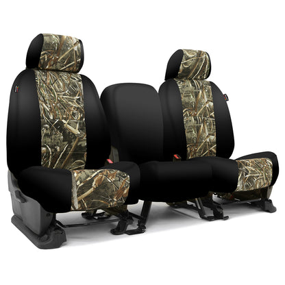 Custom Seat Cover Neosupreme Camo Real Tree — Black Sides