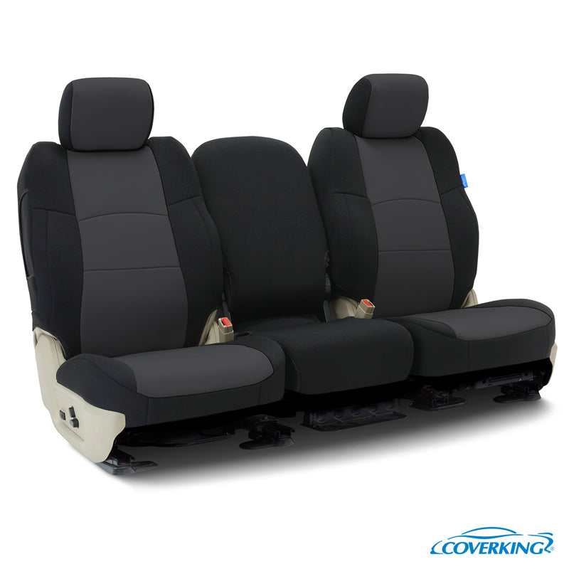 Custom Seat Cover Neoprene — Charcoal with Black sides