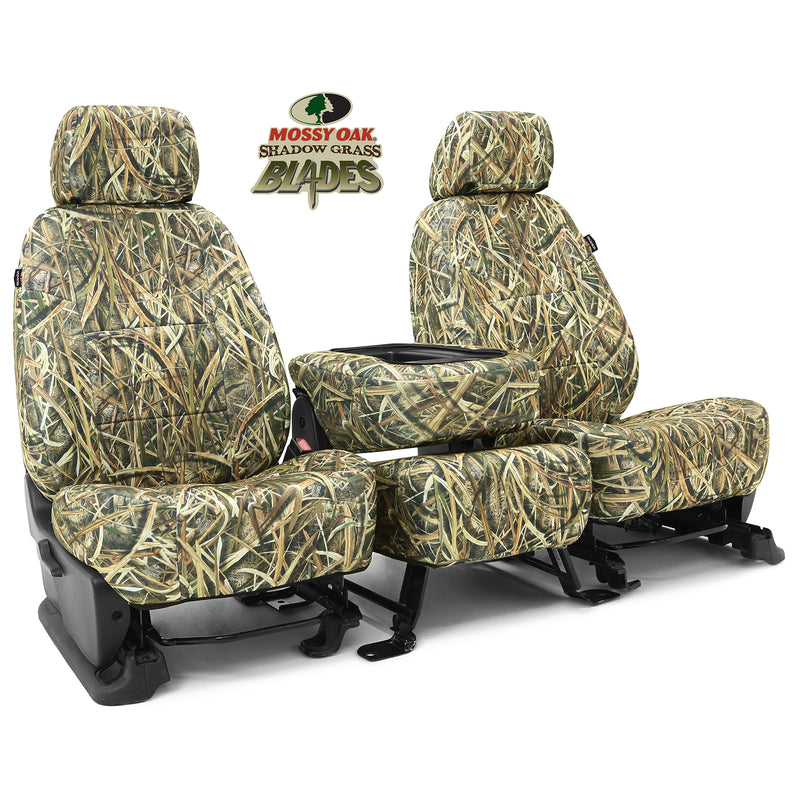 Custom Seat Cover Neosupreme Camo Mossy — Shadow Grass Blades Solid