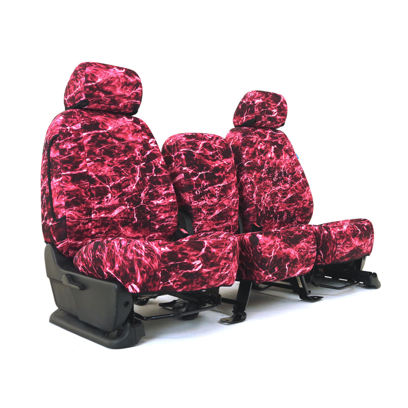 Custom Seat Cover Neosupreme Camo Mossy Oak Elements — Elements Crimson Solid