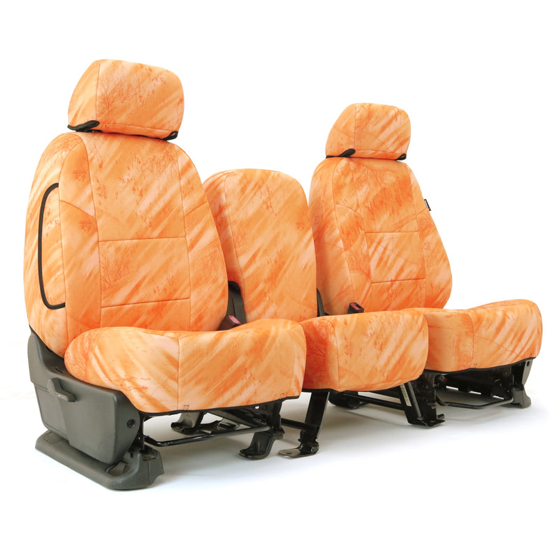 Custom Seat Cover Neosupreme Camo Real Tree — Orange