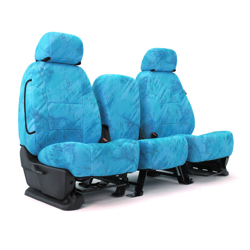 Custom Seat Cover Neosupreme Camo Real Tree — Blue