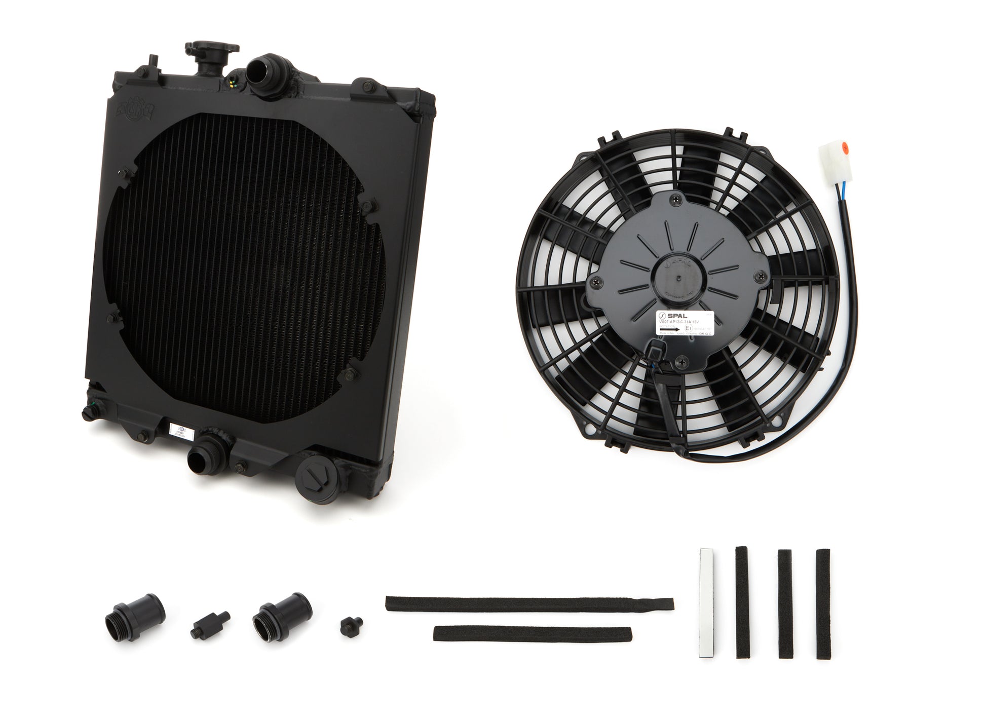 Csf Cooling Radiator - 13.75 in W x 13.625 in H x 1.625 in D - Single Pass - Top Center Inlet - Bottom Center Outlet -