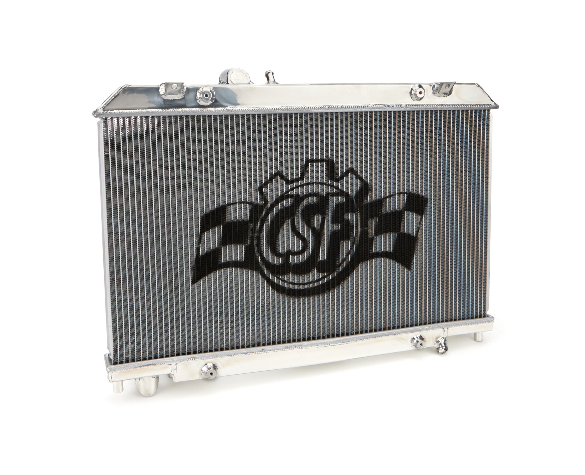 Csf Cooling Radiator - 26 in W x 14.188 in H x 2.375 in D - Top Center Inlet - Passenger Side Outlet - Aluminum -