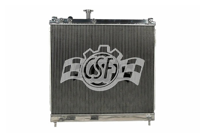 Csf Cooling Radiator - 23.438 in W x 27.125 in H x 2.062 in D - Single Pass - Passenger Side Inlet - Driver Side