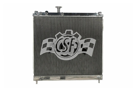 Csf Cooling Radiator - 23.438 in W x 27.125 in H x 2.062 in D - Single Pass - Passenger Side Inlet - Driver Side