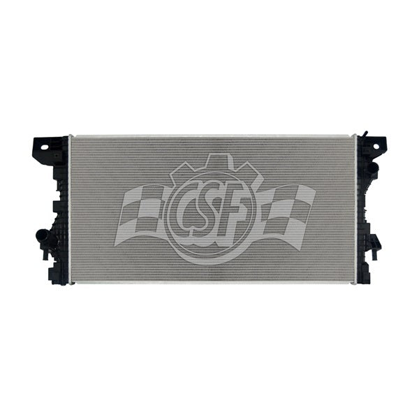Csf Cooling Radiator - 34.625 in W x 17.688 in H x 1.25 in D - Passenger Side Inlet - Driver Side Outlet - Aluminum -