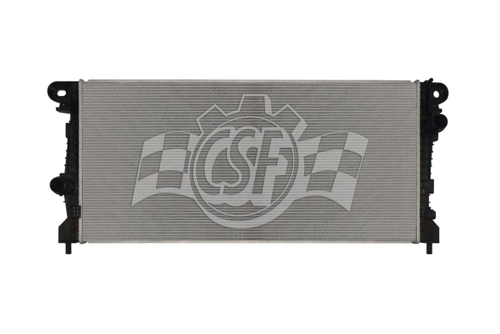 Csf Cooling Radiator - 33.438 in W x 15.625 in H x 1.188 in D - Passenger Side Inlet - Driver Side Outlet - Aluminum -