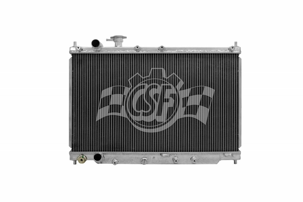 Csf Cooling Radiator - 26.438 in W x 2.75 in D - Single Pass - Driver Side Inlet - Driver Side Outlet - Aluminum -