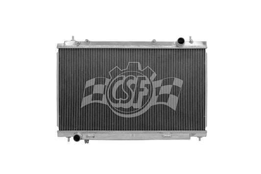 Csf Cooling Radiator - 29.5 in W x 1.625 in D - Single Pass - Passenger Side Inlet - Driver Side Outlet - Aluminum -
