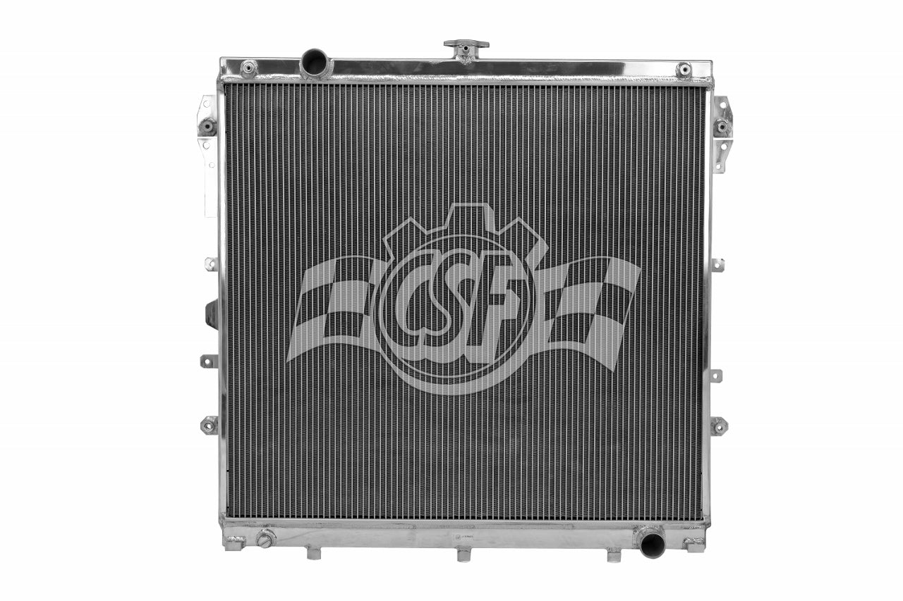 Csf Cooling Radiator - 28.75 in W x 2.063 in D - Single Pass - Driver Side Inlet - Passenger Side Outlet - Aluminum -