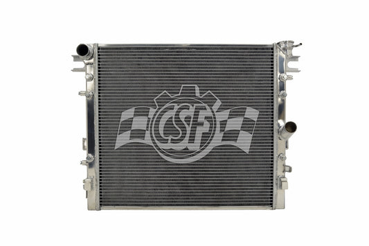 Csf Cooling Radiator - 21.938 in W x 1.625 in D - Single Pass - Driver Side Inlet - Passenger Side Outlet - Aluminum -
