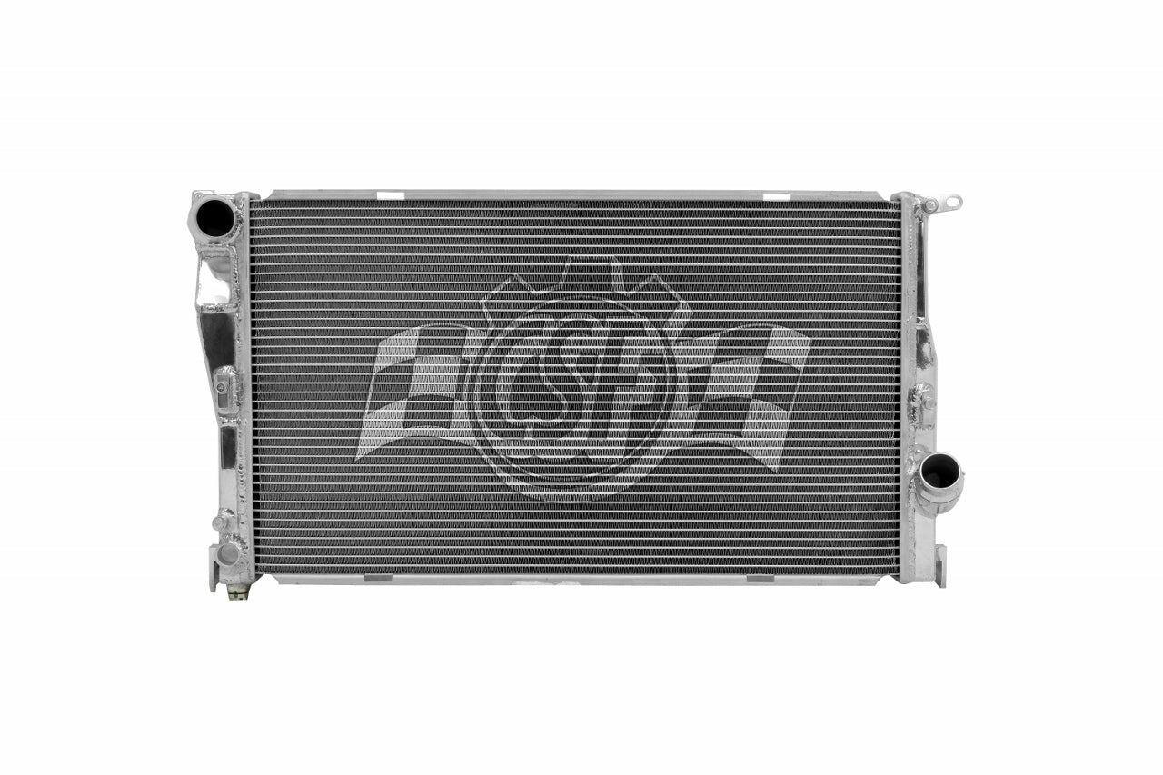 Csf Cooling Radiator - 23.625 in W x 2.062 in D - Single Pass - Driver Side Inlet - Passenger Side Outlet - Aluminum -