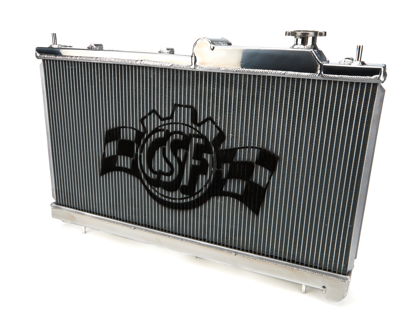 Csf Cooling Radiator - 27.125 in W x 13.375 in H x 1.625 in D - Single Pass - Top Center Inlet - Driver Side Outlet -