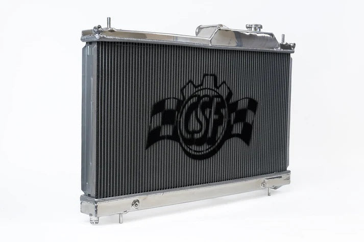 Csf Cooling Radiator - 27 in W x 13.438 in H x 1.65 in D - Center Inlet - Driver Side Outlet - Aluminum - Subaru