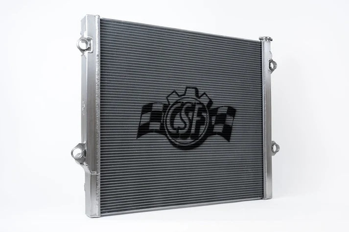 Csf Cooling Radiator - 23.54 in W x 25.55 in H x 1.25 in D - Single Pass - Driver Side Inlet - Passenger Side Outlet -