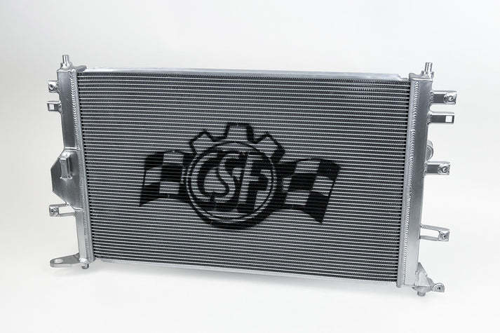 Csf Cooling Radiator - 26.417 in W x 17.99 in H x 1.65 in D - Driver Side Inlet - Passenger Side Outlet - Aluminum -