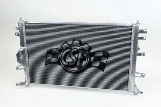 Csf Cooling Radiator - 26.417 in W x 17.99 in H x 1.65 in D - Driver Side Inlet - Passenger Side Outlet - Aluminum -