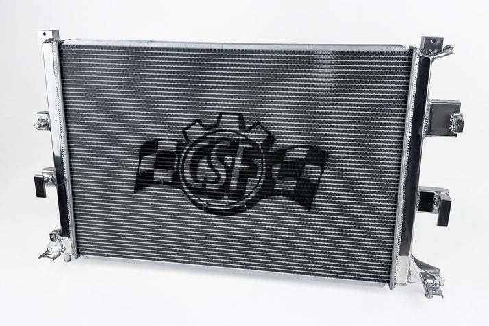 Csf Cooling Radiator - 26.417 in W x 17.99 in H x 1.65 in D - Driver Side Inlet - Passenger Side Outlet - Aluminum -
