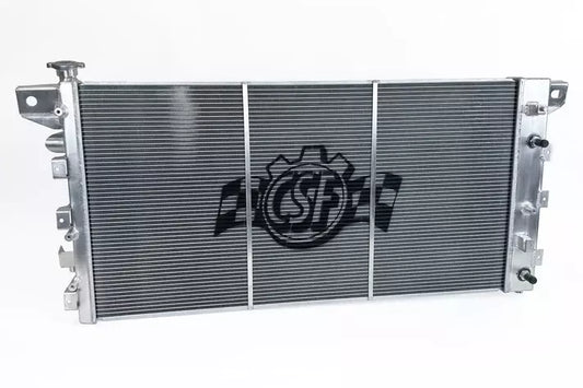 Csf Cooling Radiator - 34.75 in W x 17.67 in H x 1.65 in D - Passenger Side Inlet - Driver Side Outlet - Aluminum -