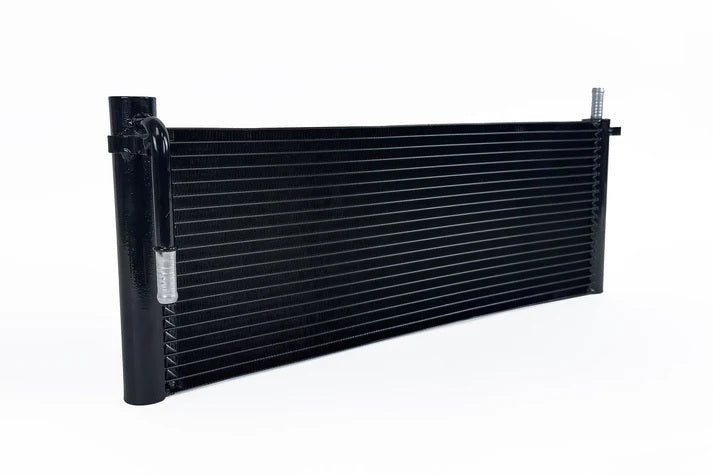 Csf Cooling Fluid Cooler - OEM Inlet / Outlet - Aluminum - Black Powder Coat - Automatic Transmission - Ford Fullsize