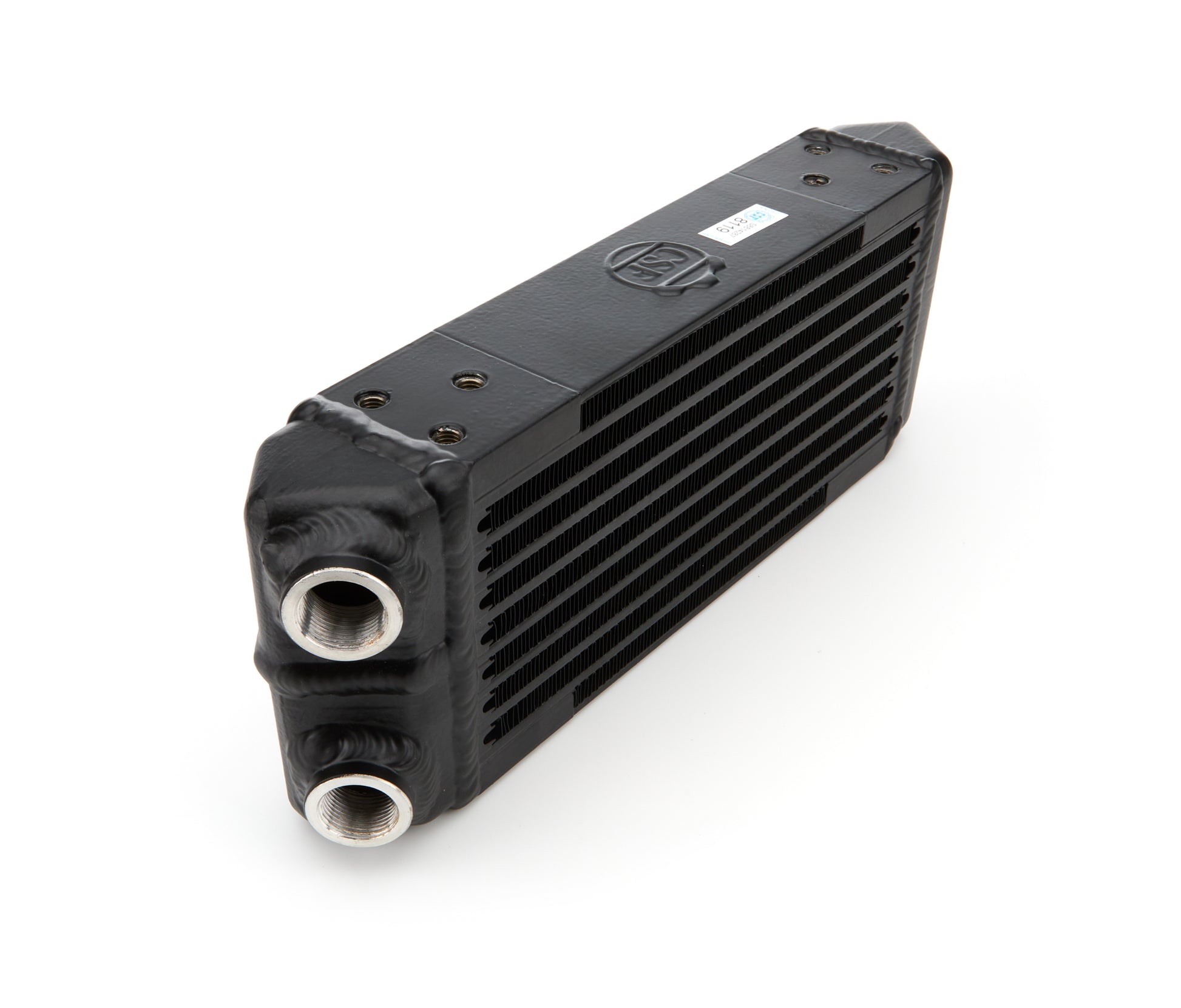 Csf Cooling Fluid Cooler - 13 x 4.75 x 2.25 in - Plate and Fin Type - 22 mm x 1.50 Female Inlet / Outlet - Aluminum -