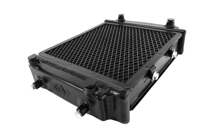 Csf Cooling Radiator - Auxiliary - 10 in W x 12 in H x 5 in D - Driver Side Inlet - Passenger Side Outlet - Aluminum -