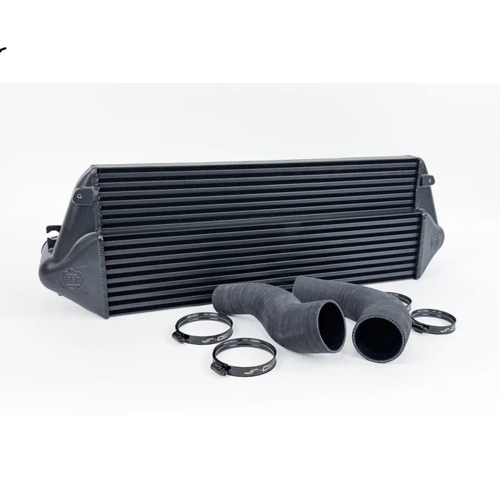 Csf Cooling Intercooler - Stepped Core - 2.5 in Inlet / Outlet - Aluminum - Black Powder Coat - Toyota Corolla 2023-25