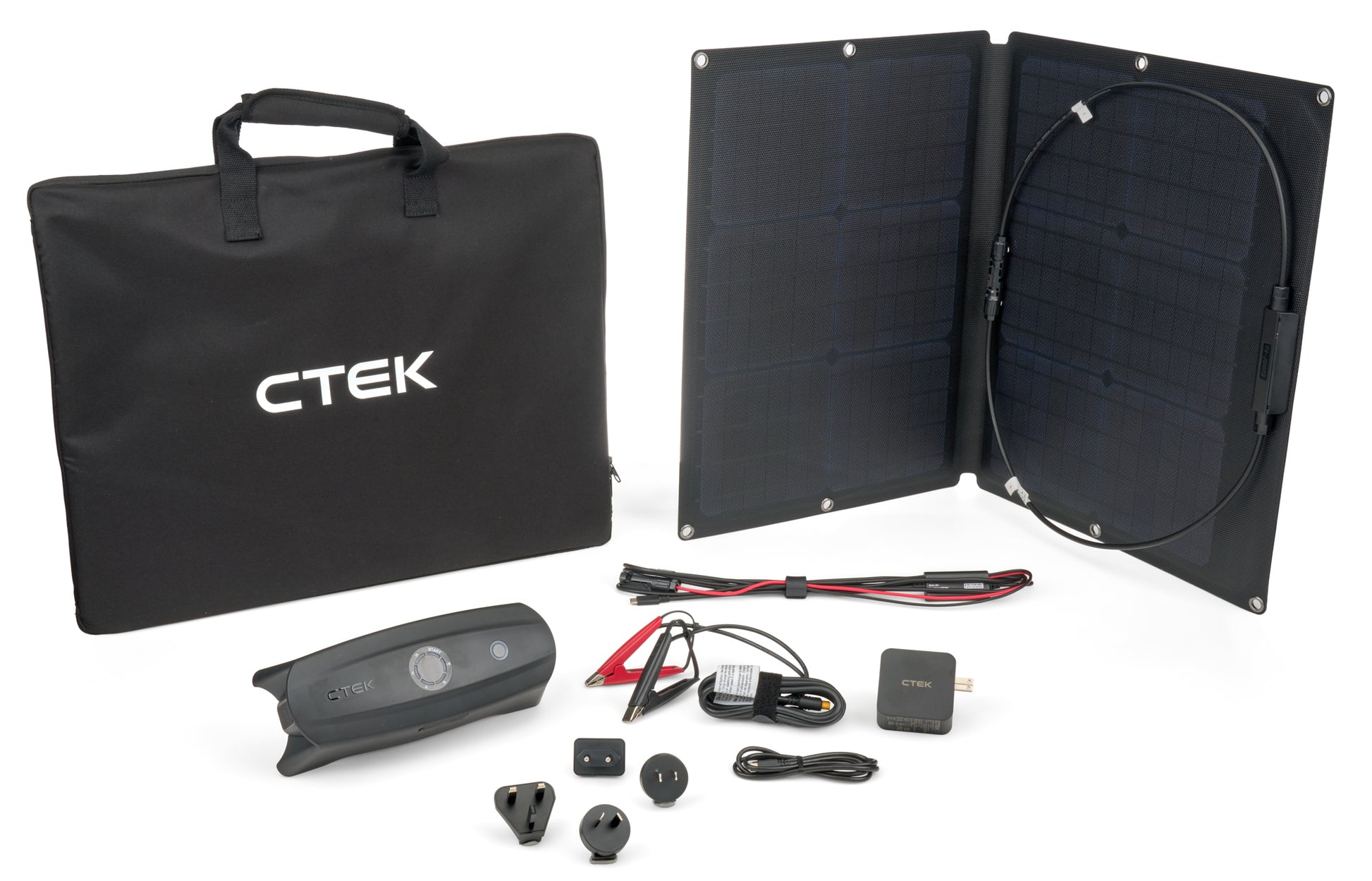Ctek Battery Charger - CS FREE - Lead Acid / AGM / Lithium-ion - 12V - 20 amps - Indicator Lights - Solar Panel