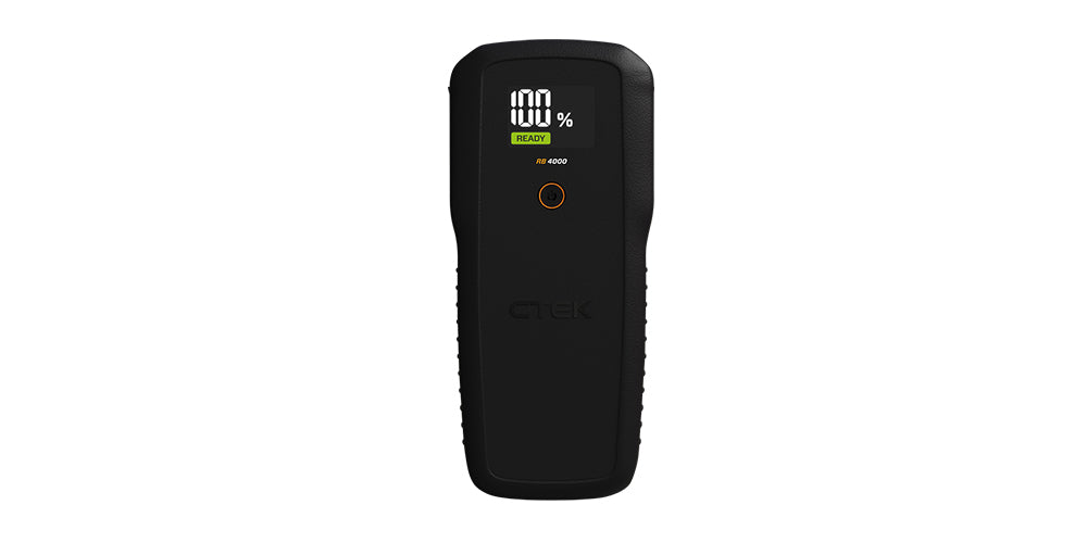 Ctek Portable Battery - RB 4000 - 2060 amps - 12V - USB Ports - Clamp-On Cables Included - Each