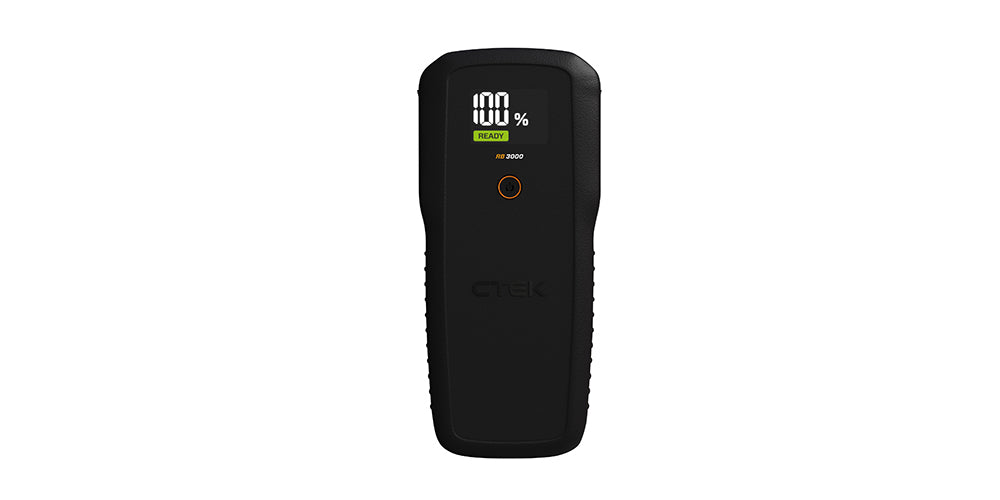 Ctek Portable Battery - RB 3000 - 1980 amps - 12V - USB Ports - Clamp-On Cables Included - Each