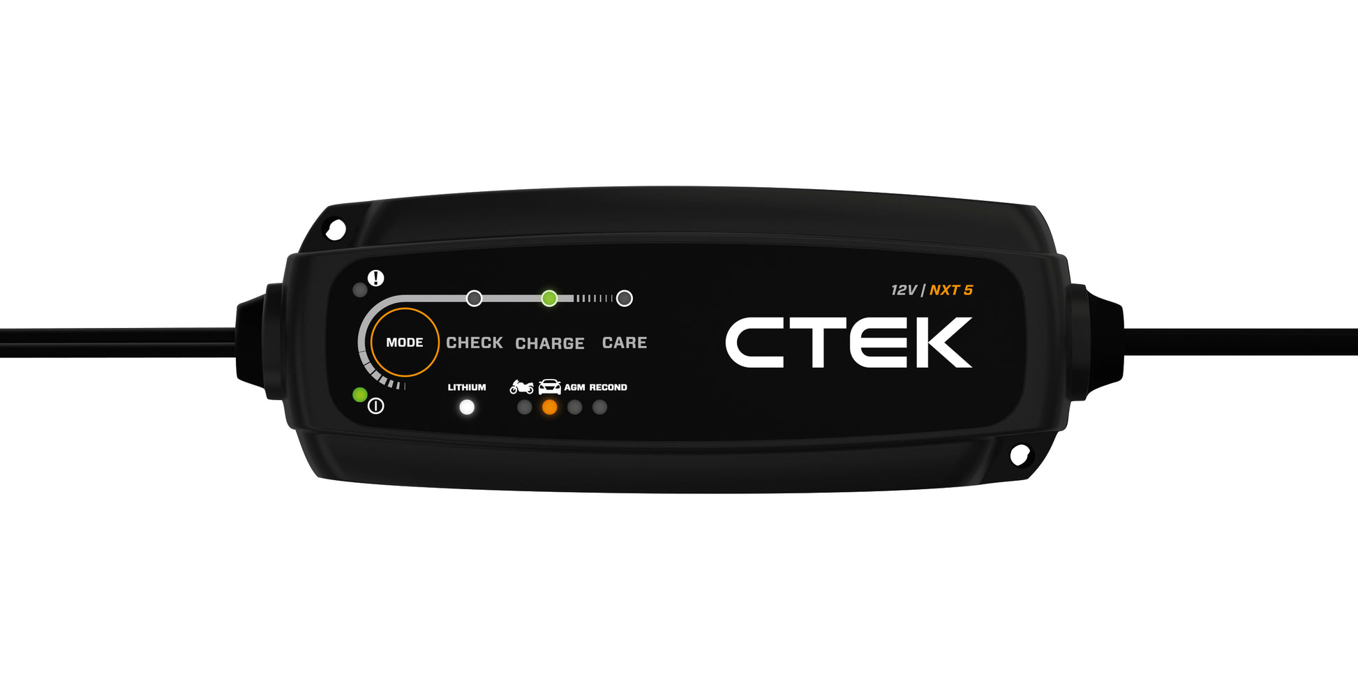 Ctek Battery Charger - NXT 5 NA - Lead Acid / AGM / Lithium-ion - 12V - 4.3 amps - Indicator Lights - Each