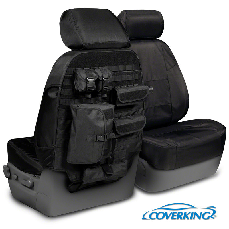 Custom Tactical Seat Cover Ballistic — Black