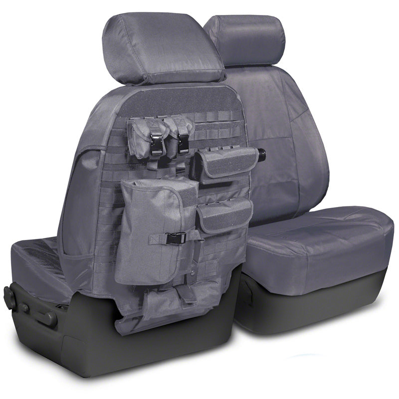 Custom Tactical Seat Cover Ballistic — Charcoal