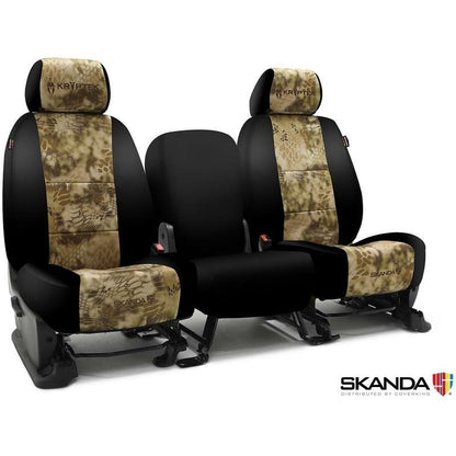 Custom Tactical Seat Cover Neosupreme Kryptek — Camo Highlander With Black Sides