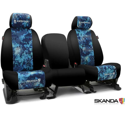 Custom Tactical Seat Cover Neosupreme Kryptek — Camo Pontus With Black Sides