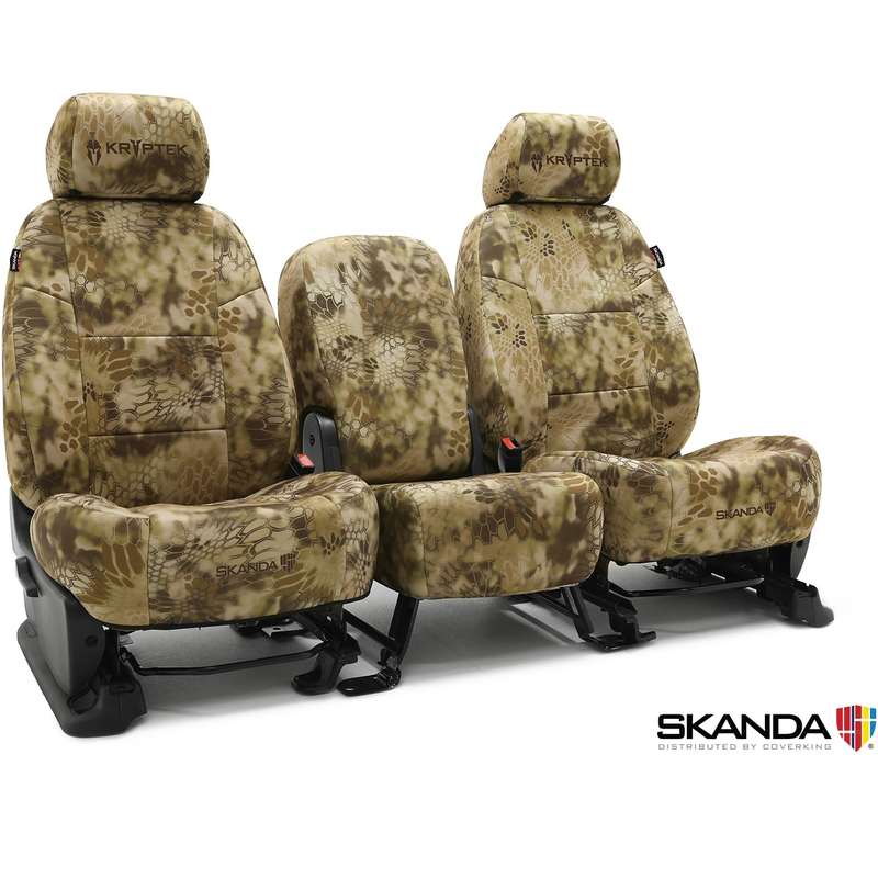 Custom Tactical Seat Cover Neosupreme Kryptek — Camo Highlander Solid