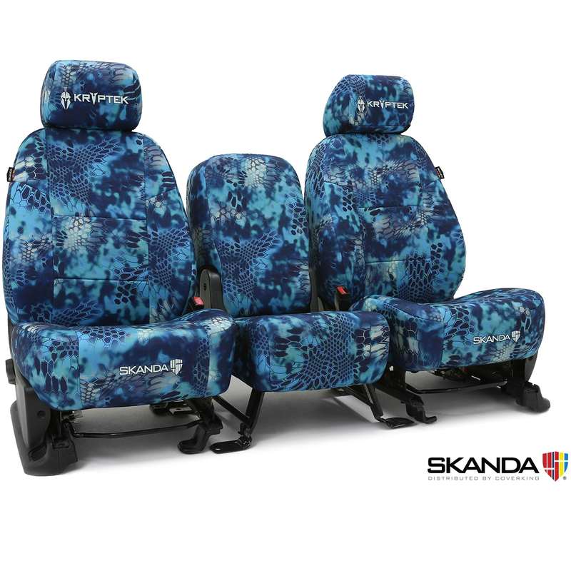 Custom Tactical Seat Cover Neosupreme Kryptek — Camo Pontus Solid