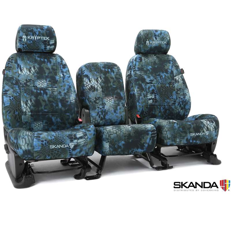 Custom Tactical Seat Cover Neosupreme Kryptek — Camo Neptune Solid