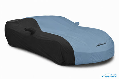Custom Car Cover Stormproof 2-Tone — Blue with Black sides